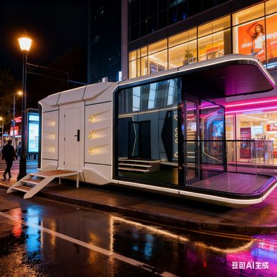 3460 Largeur Capsule spatiale maison avec 7 tonnes de poids net et 29,6 mètres carrés de surface de plancher