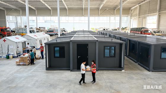 Maisons conteneurs maritimes personnalisables avec distribution électrique standard