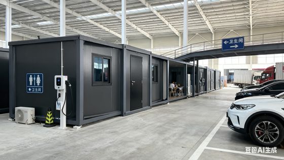 Maison mobile entièrement galvanisée pour une vie confortable dans un complexe hôtelier