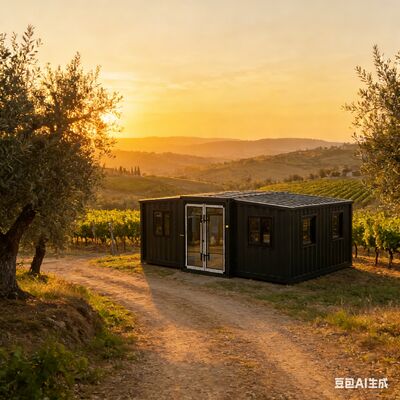 Conteneur pliable ignifuge de 20 pieds avec aménagement personnalisable et conception empilable pour un stockage et un transport efficaces