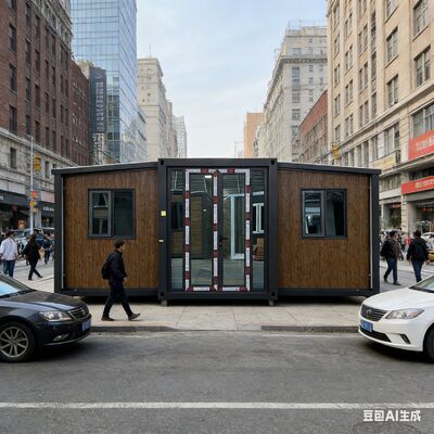 Contenant pliable de 20 pieds avec cadre principal entièrement galvanisé Chambres à coucher personnalisables et isolation thermique acoustique