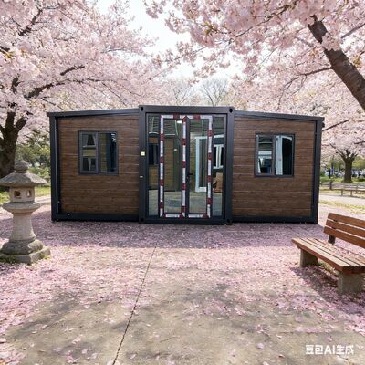 Conteneur pliable de 20 pieds avec 5900 × 2200 × 2480 mm Taille pliable avec cadre en acier léger galvanisé personnalisable pour une manipulation facile